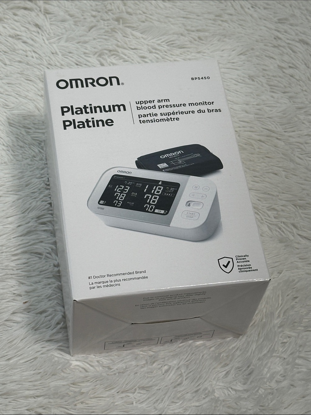 🥕 NWT Omron Platinum Upper Arm Blood Pressure Monitor
